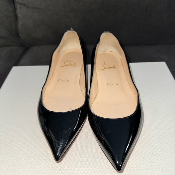 Gently used Louboutin flat pointed toe shoes. NO BOX dust bag included - Picture 2 of 4